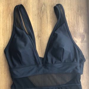 CUPSHE Sexy Mesh One-Piece Swimsuit